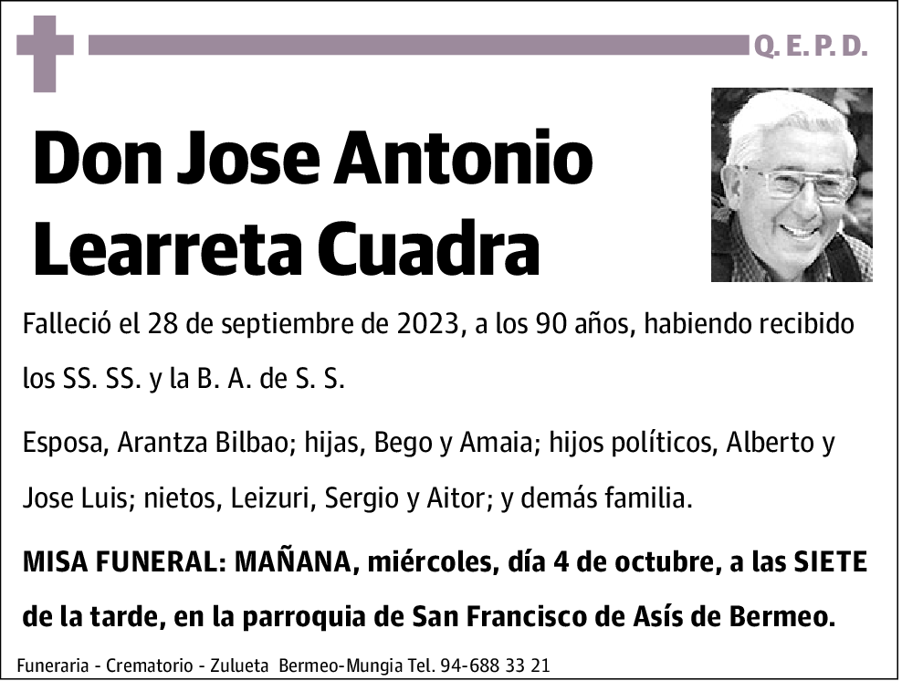 Jose Antonio Learreta Cuadra