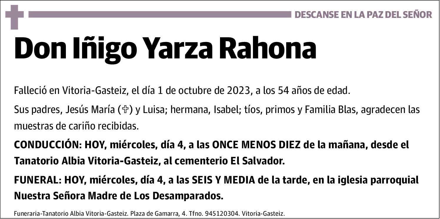 Iñigo Yarza Rahona