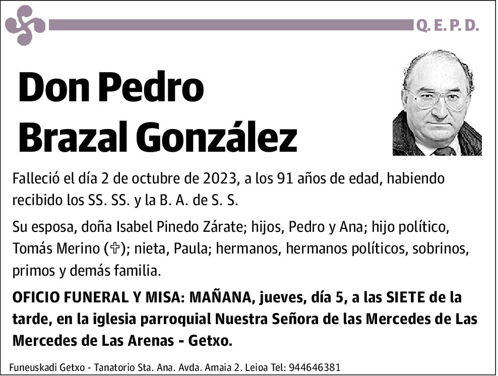 Pedro Brazal González