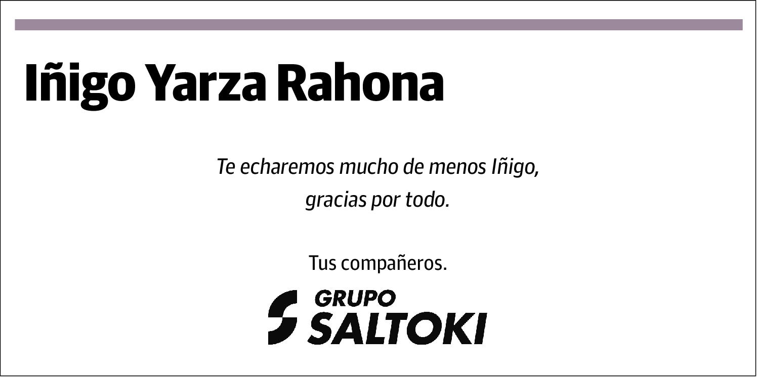Iñigo Yarza Rahona