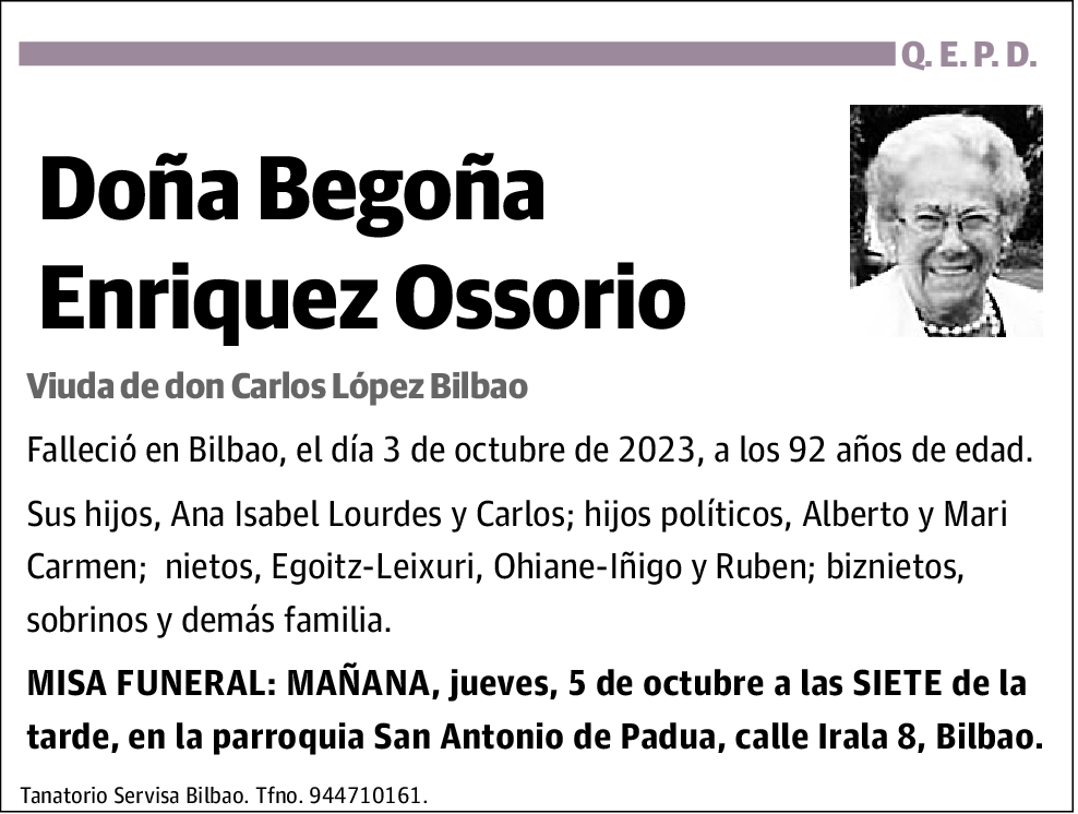 Begoña Enriquez Ossorio