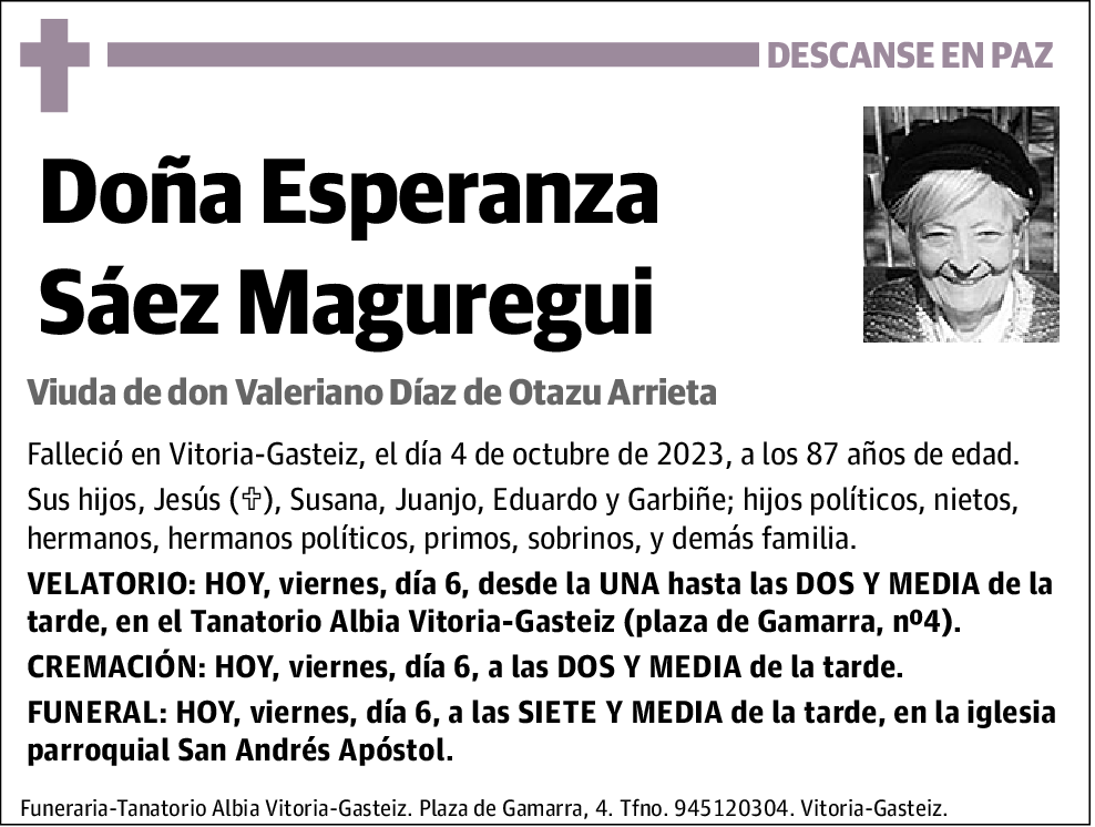 Esperanza Sáez Maguregui