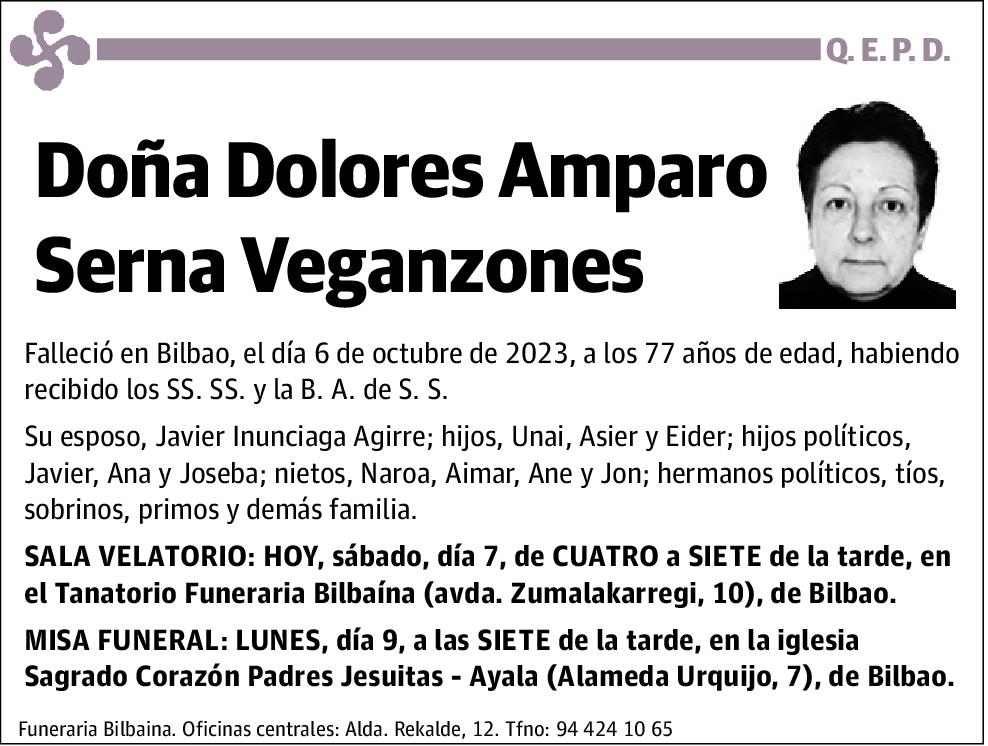 Dolores Amparo Serna Veganzones