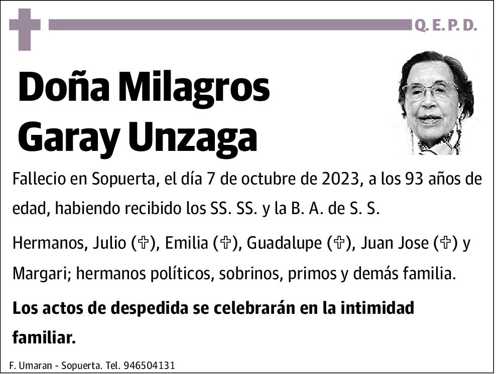 Milagros Garay Unzaga