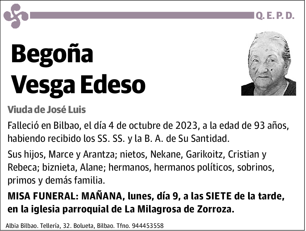 Begoña Vesga Edeso