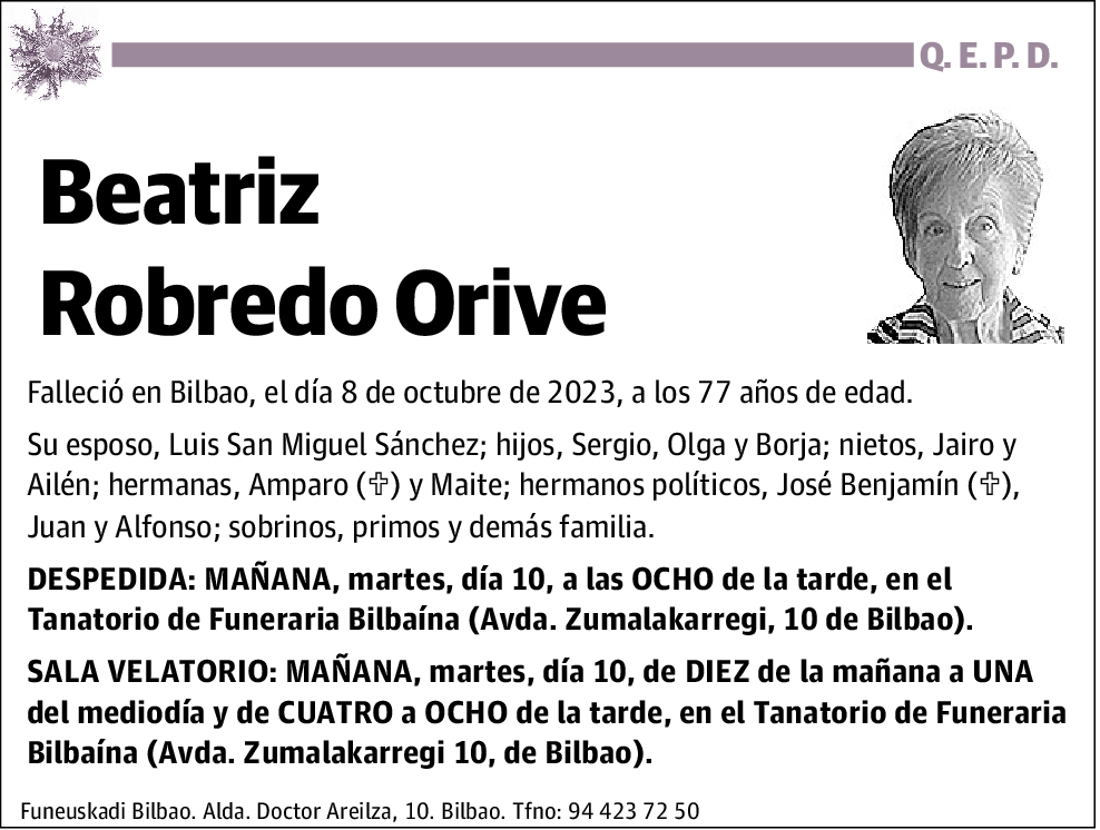 Beatriz Robredo Orive