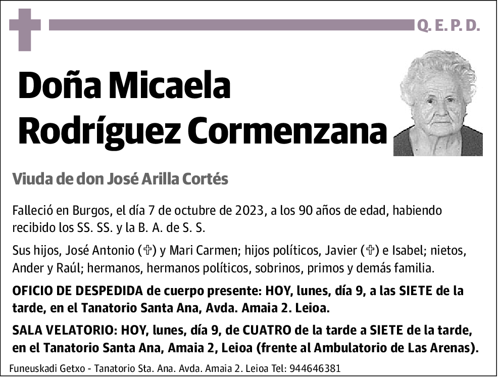 Micaela Rodríguez Cormenzana