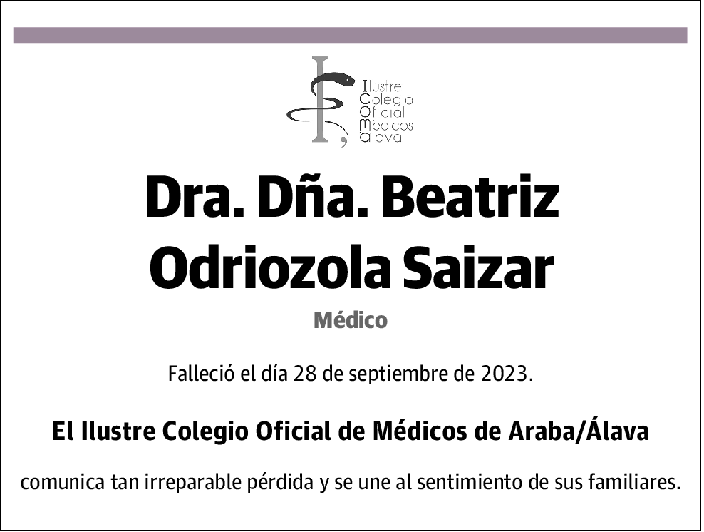 Beatriz Odriozola Saizar