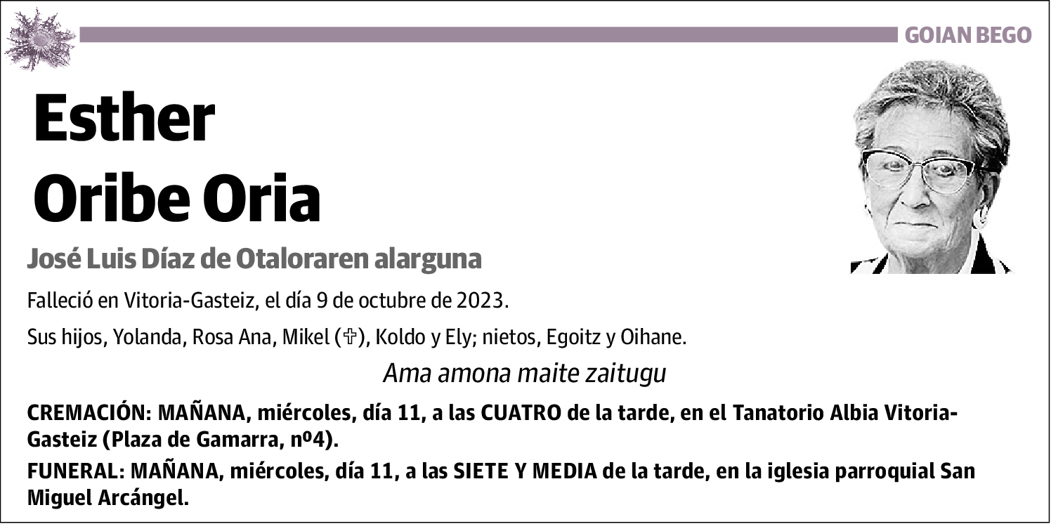 Esther Oribe Oria