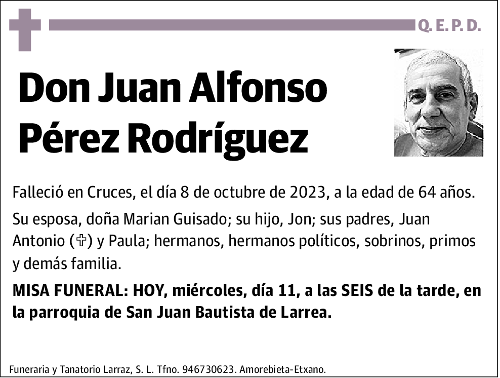 Juan Alfonso Perez Rodriguez