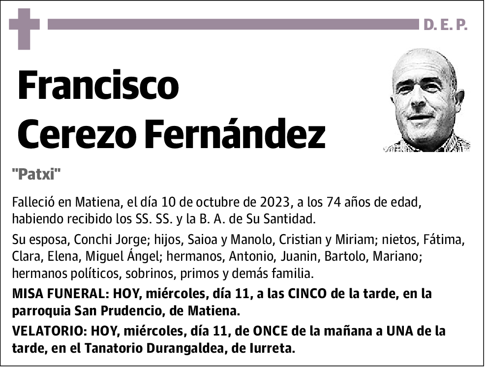 Francisco Cerezo Fernández