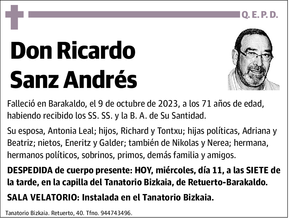 Ricardo Sanz Andrés