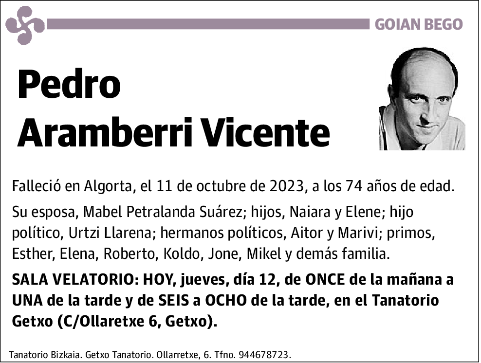 Pedro Aramberri Vicente