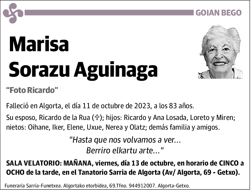 Marisa Sorazu Aguinaga