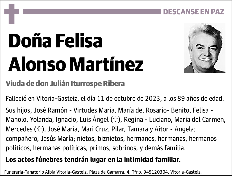 Felisa Alonso Martínez