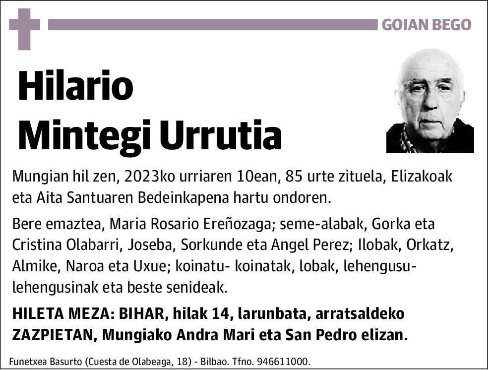 Hilario Mintegi Urrutia