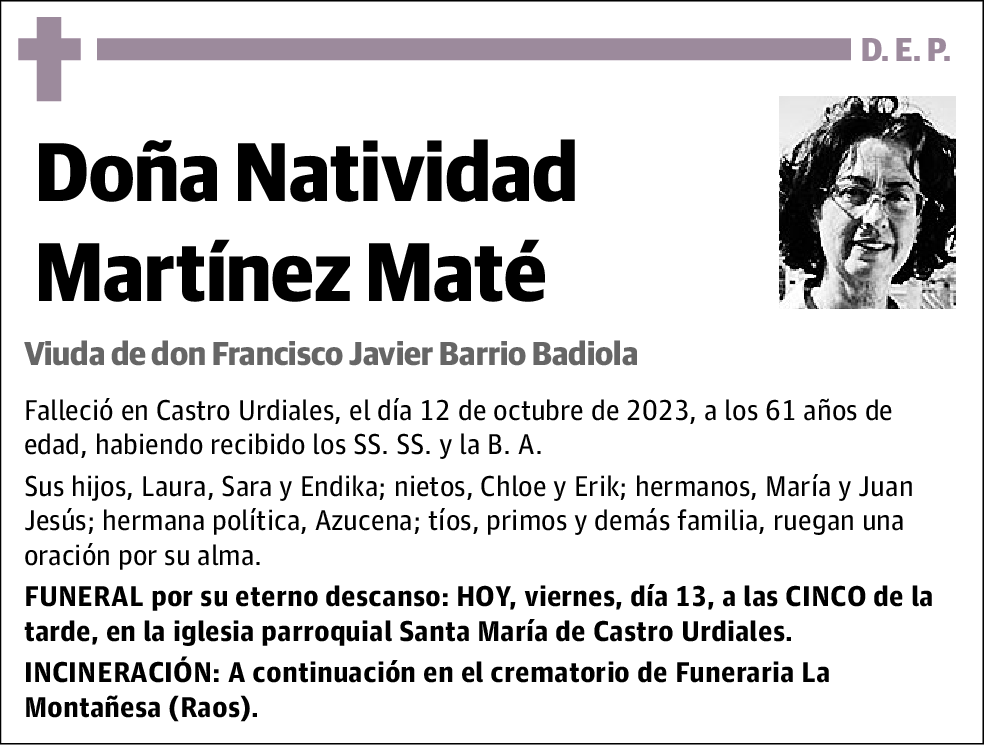 Natividad Martínez Maté