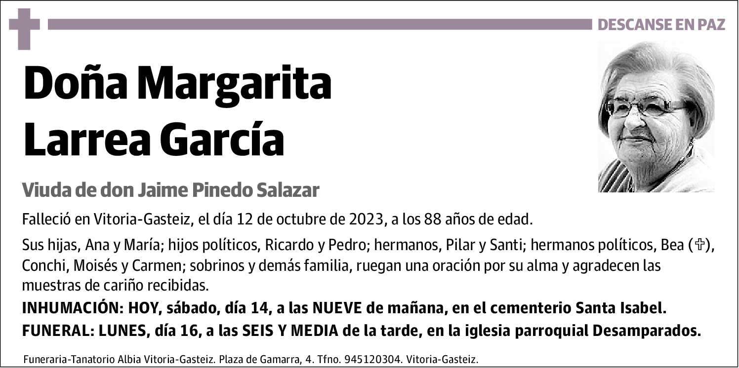 Margarita Larrea García