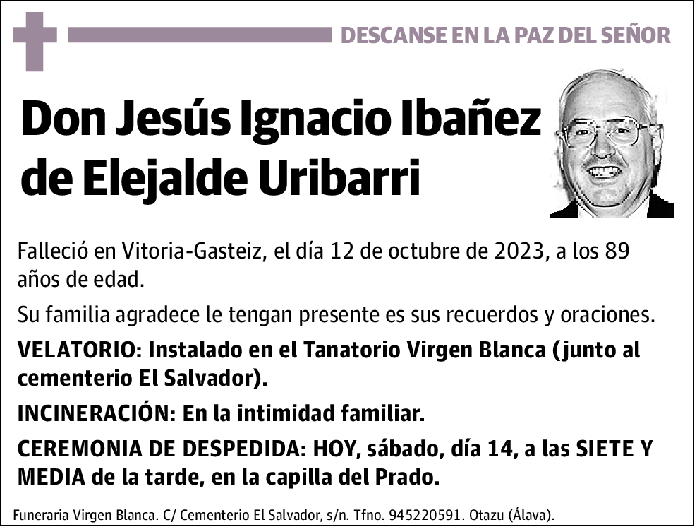 Jesús Ignacio Ibañez de Elejalde Uribarri