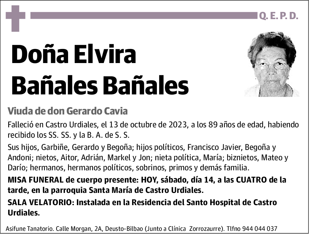 Elvira Bañales Bañales