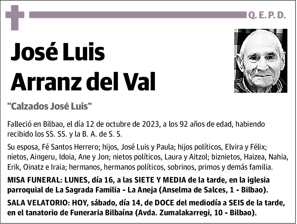 José Luis Arranz Del Val