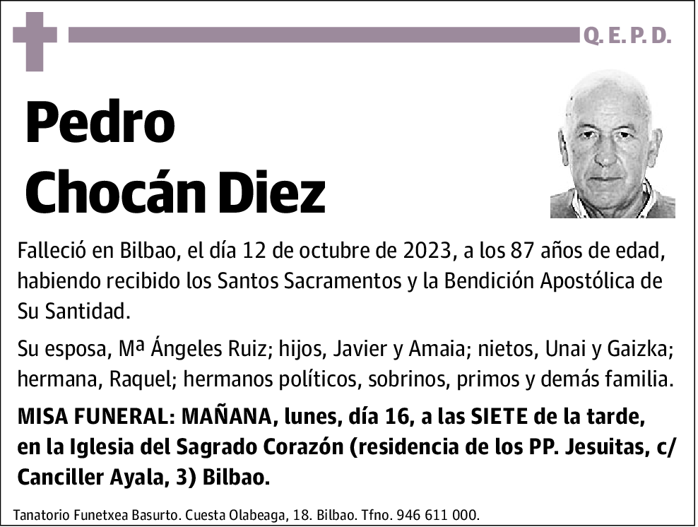 Pedro Chocán Diez