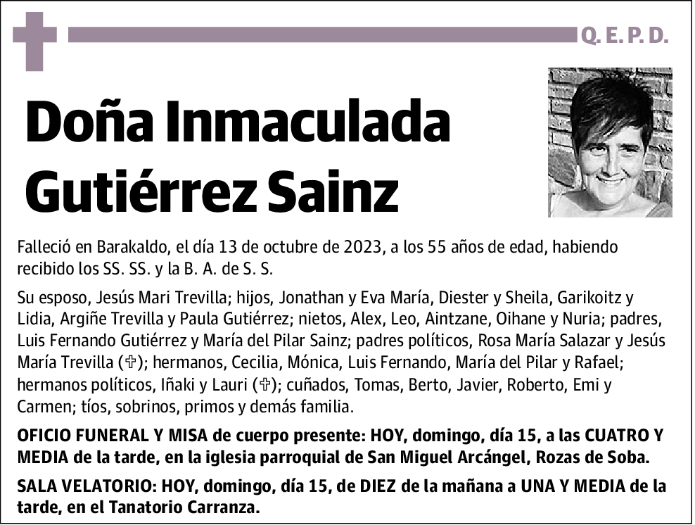 Inmaculada Gutiérrez Sainz