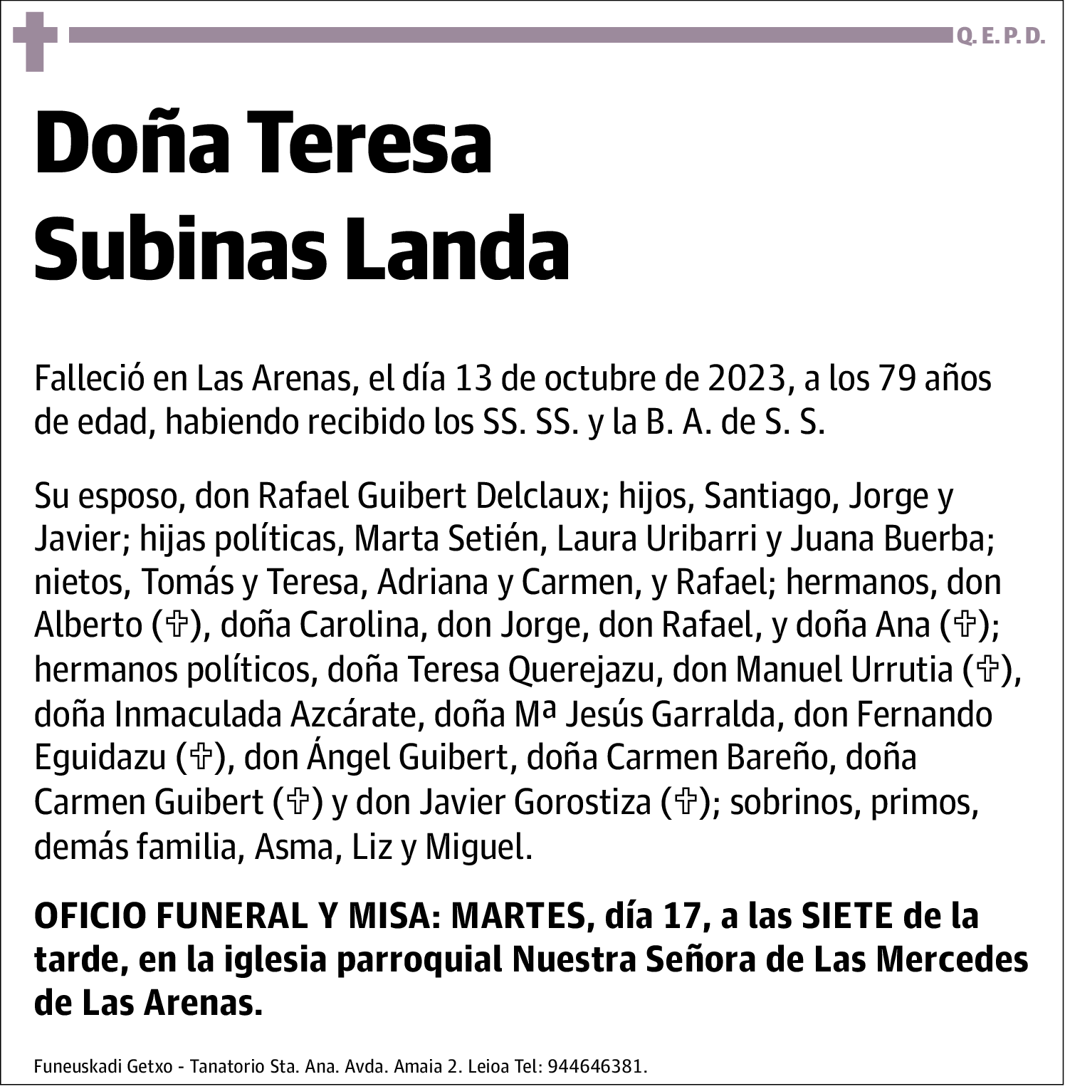 Teresa Subinas Landa