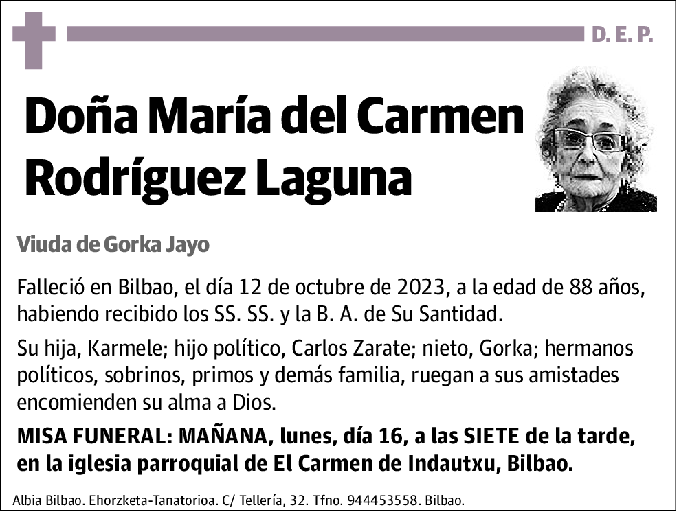 María Del Carmen Rodríguez Laguna