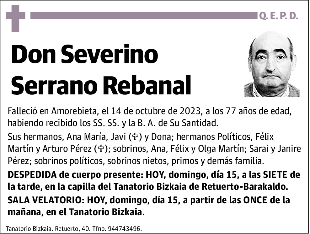 Severino Serrano Rebanal