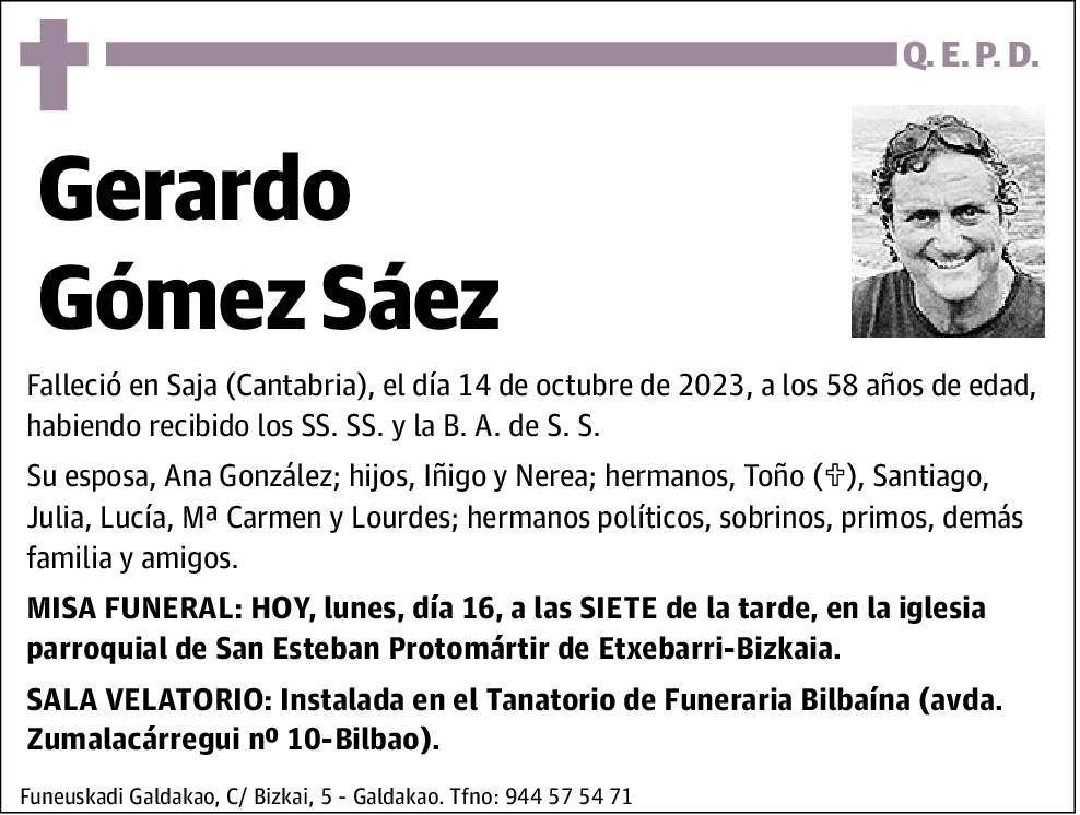 Gerardo Gómez Sáez