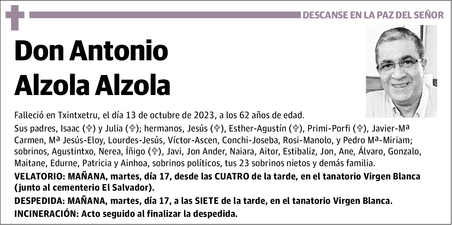 Antonio Alzola Alzola