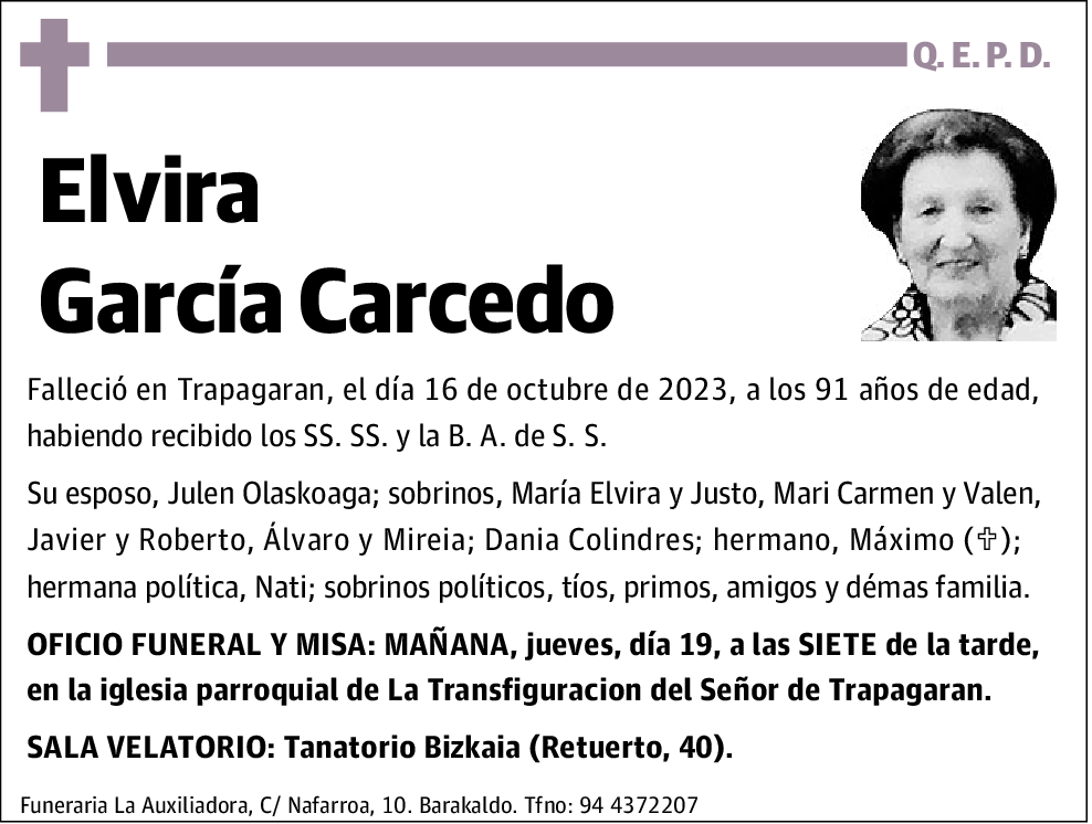 Elvira García Carcedo