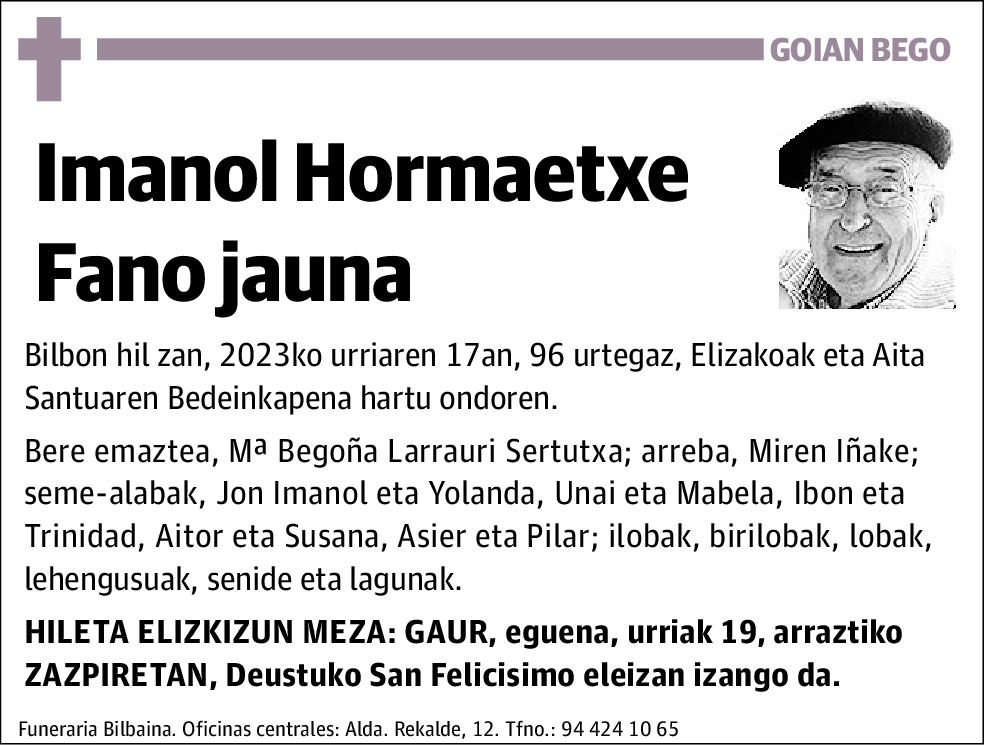 Imanol Hormaetxe Fano