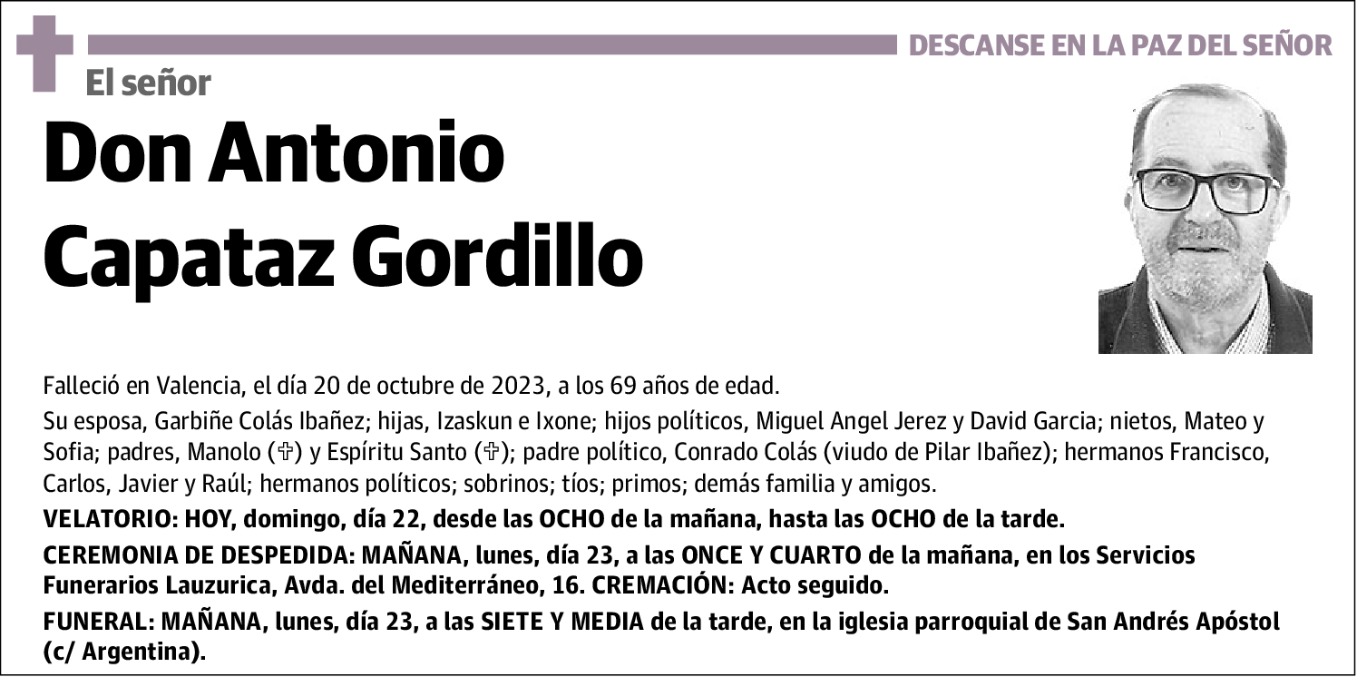 Antonio Capataz Gordillo