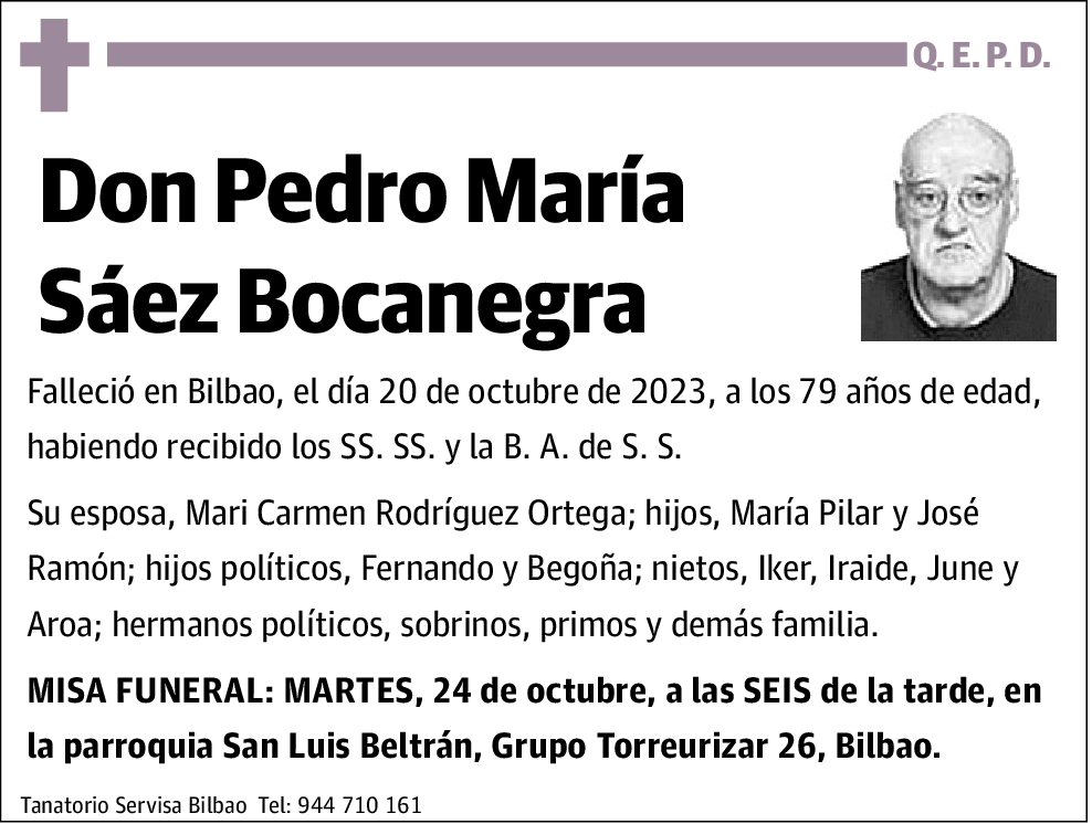 Pedro María Sáez Bocanegra