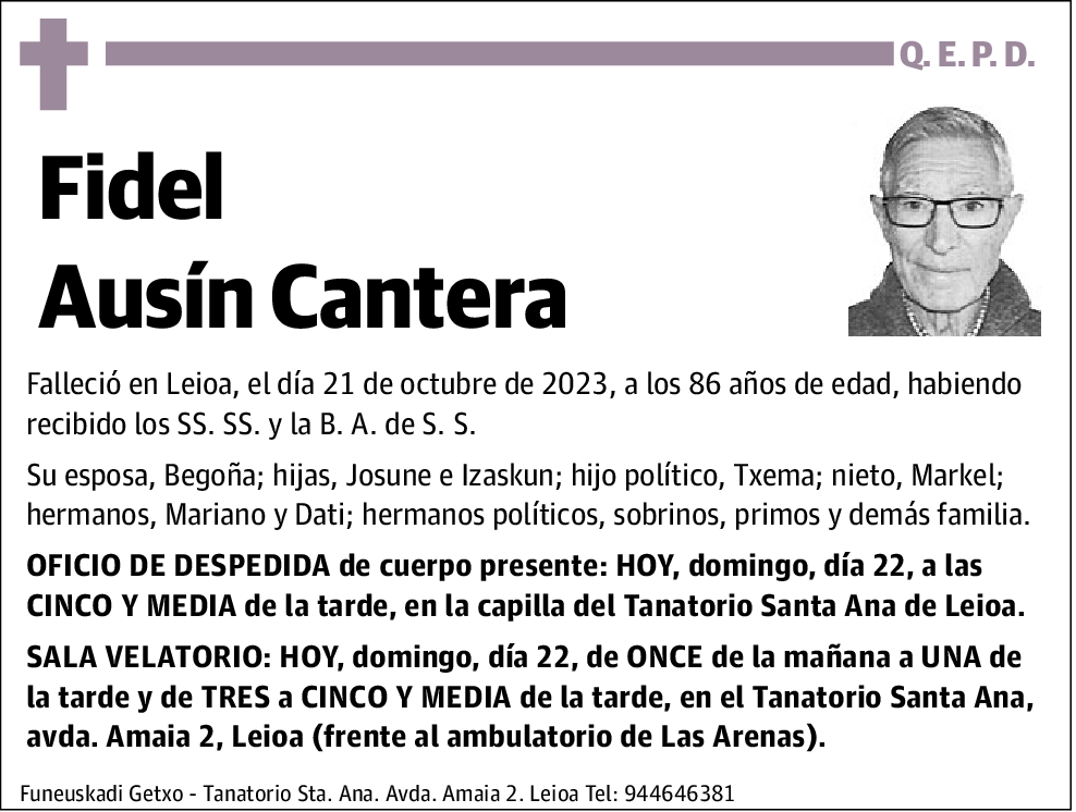 Fidel Ausín Cantera