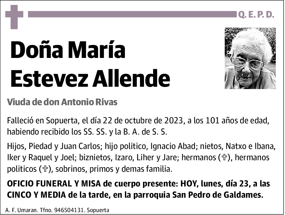 María Estevez Allende