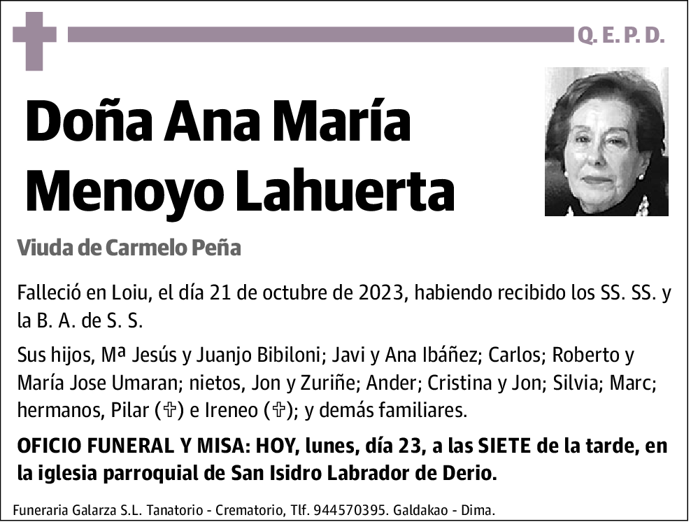 Ana María Menoyo Lahuerta