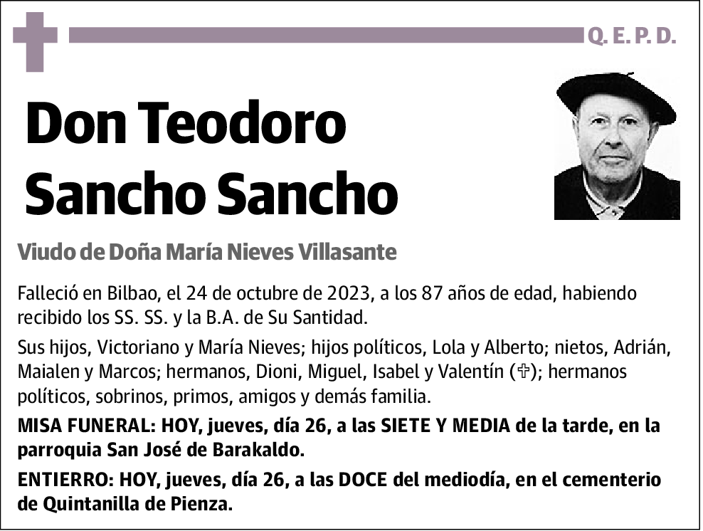 Teodoro Sancho Sancho