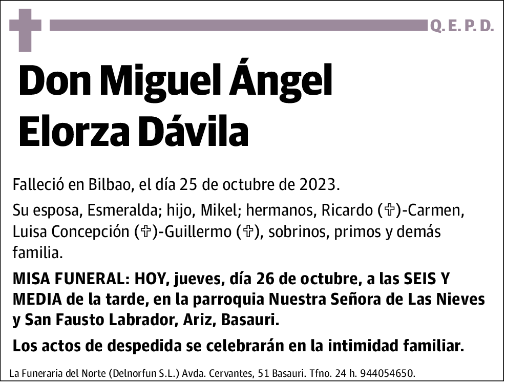 Miguel Ángel Elorza Dávila