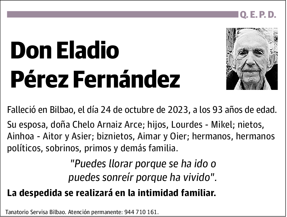 Eladio Pérez Fernández