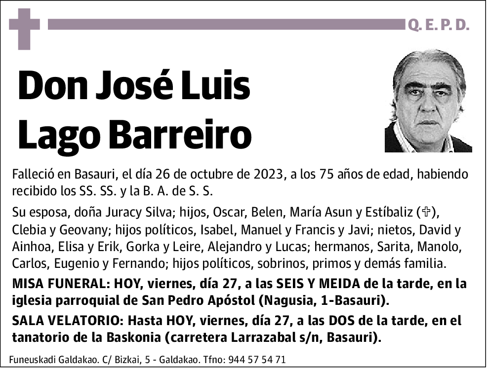 José Luis Lago Barreiro