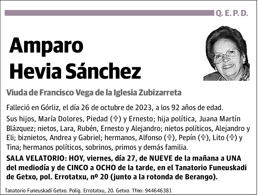 Amparo Hevia Sánchez