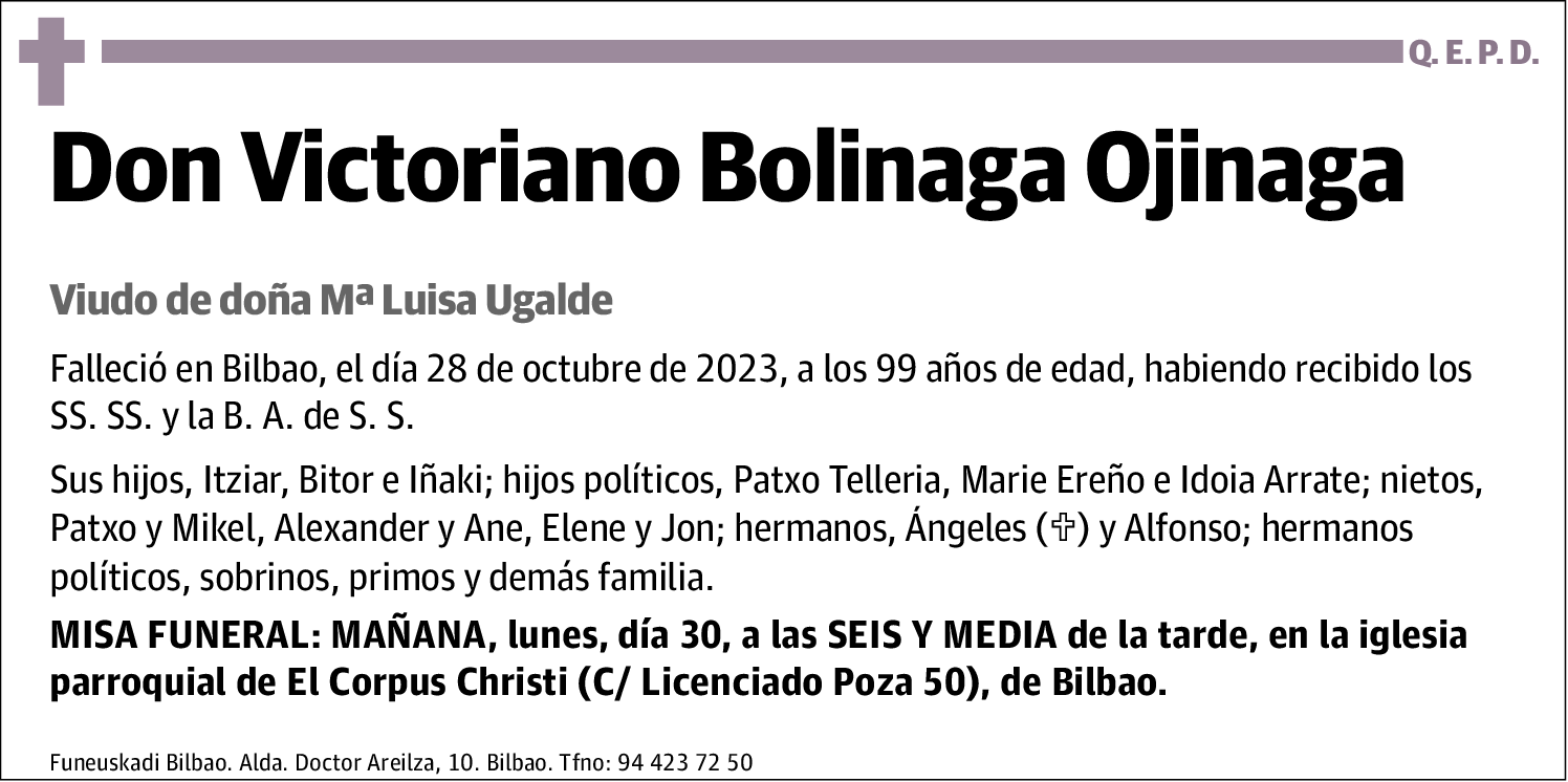 Victoriano Bolinaga Ojinaga