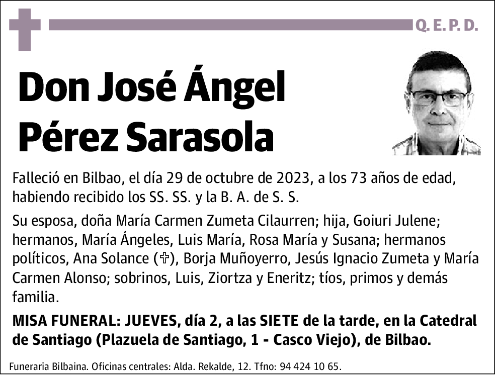 Jose Ángel Pérez Sarasola