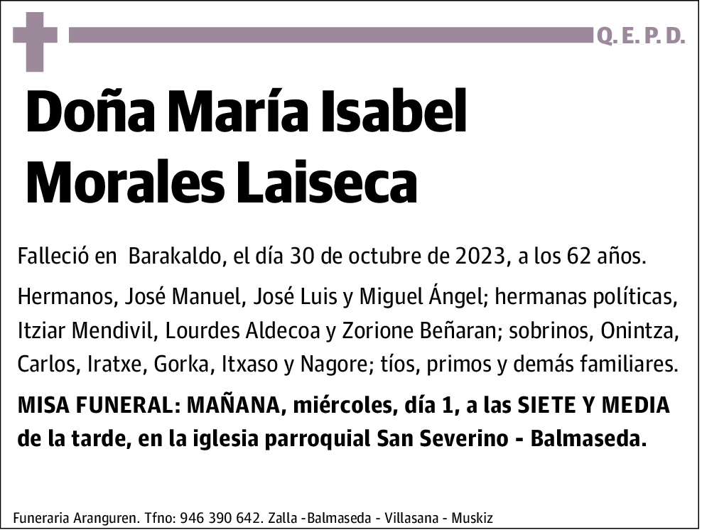 María Isabel Morales Laiseca