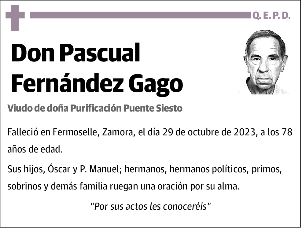 Pascual Fernández Gago