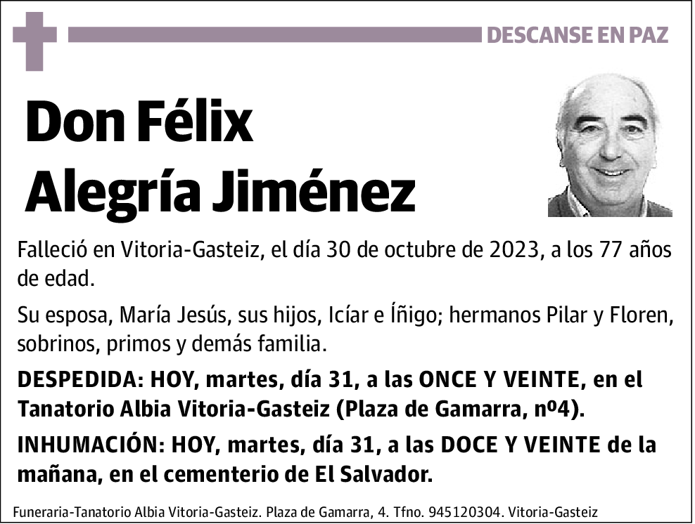 Félix Alegría Jiménez