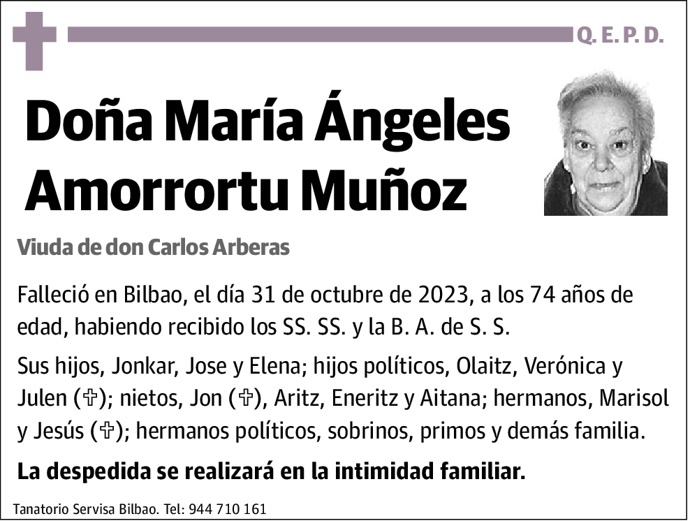 María Ángeles Amorrortu Muñoz